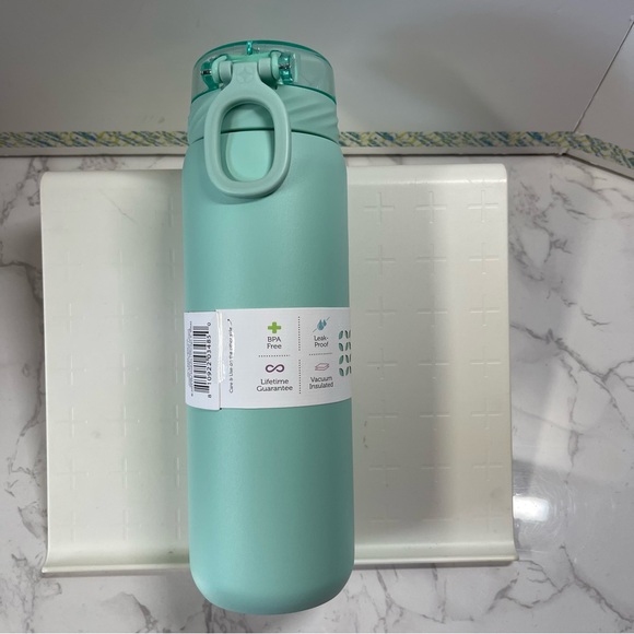 Ello Cooper Stainless Steel Travel Water Bottle, 22 oz, built-in straw, NWT - Picture 3 of 9